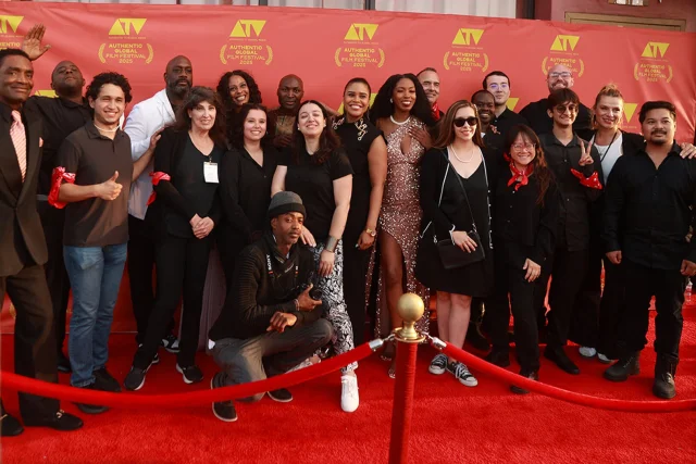 Filmmakers and guests together on the red carpet at the 2025 festival